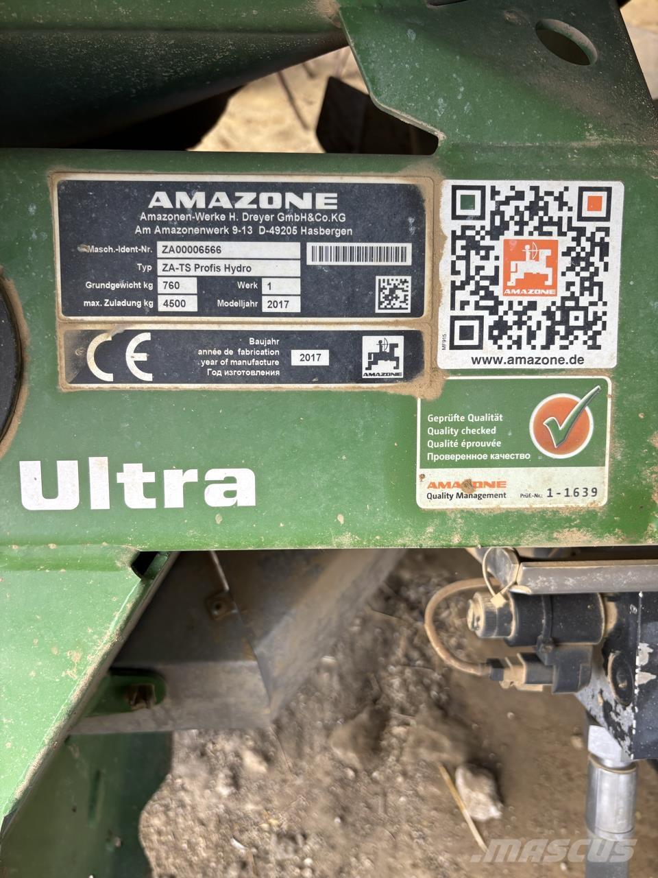 Amazone ZA TS 4200 Пръскачки на торове