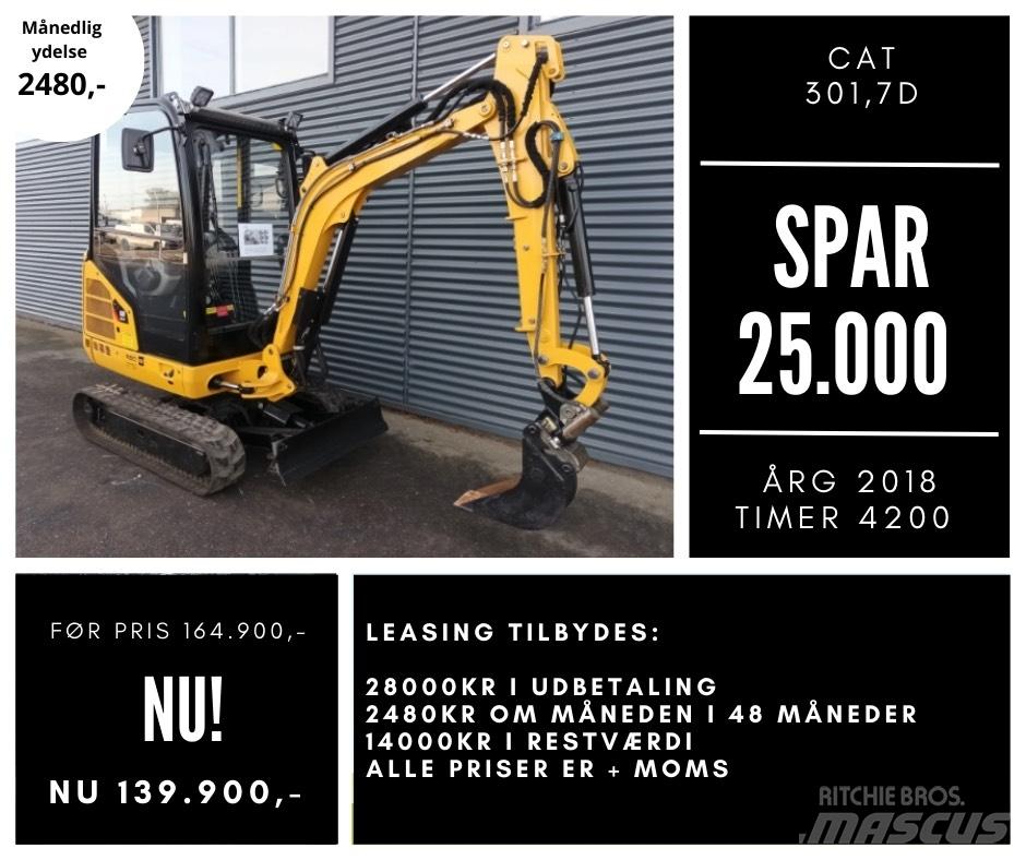 CAT 301,7d Мини екскаватори < 7 т