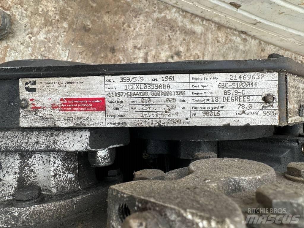 Cummins 359/5.9 Двигатели