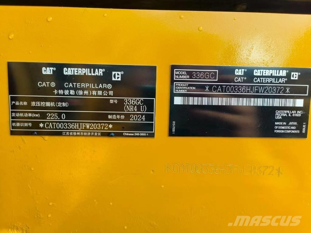 CAT 336GC Верижен екскаватор
