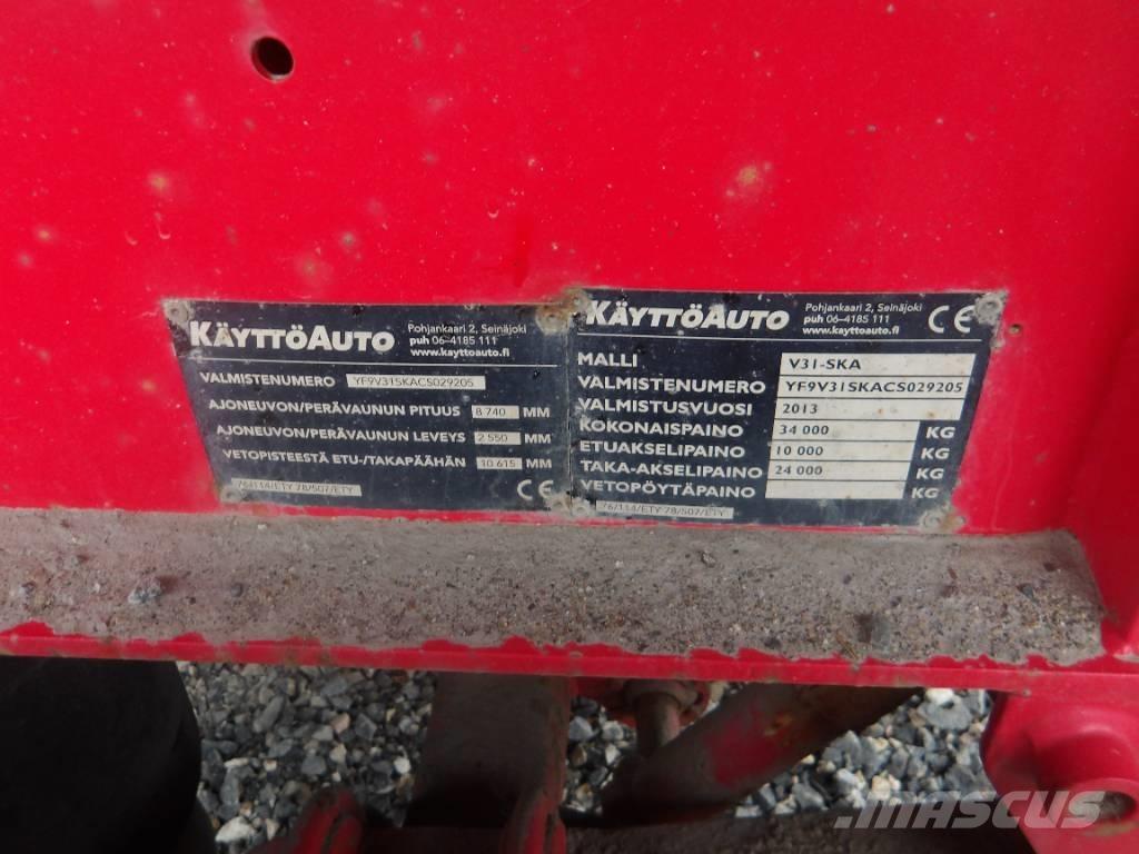  Käyttöauto V31 4 aks Самосвали