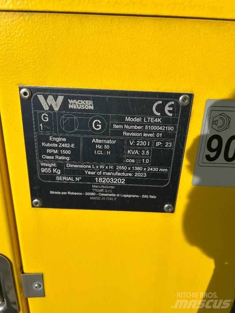 Wacker Neuson LTE4K Осветителни кули