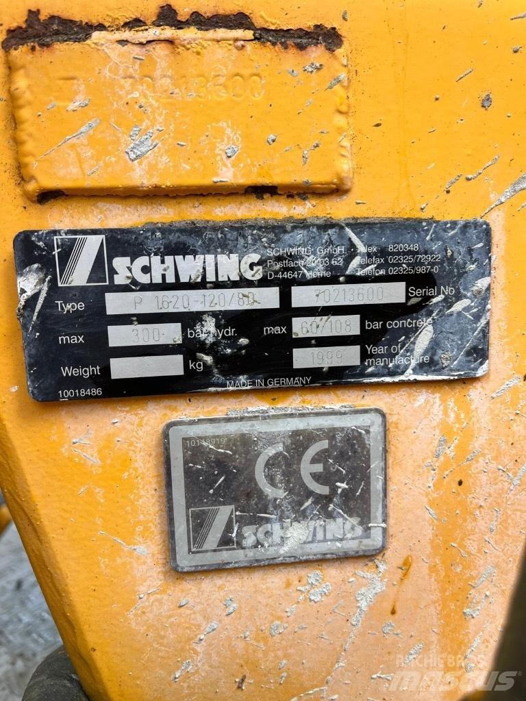 Schwing P1620-120/80 Бетонопомпи
