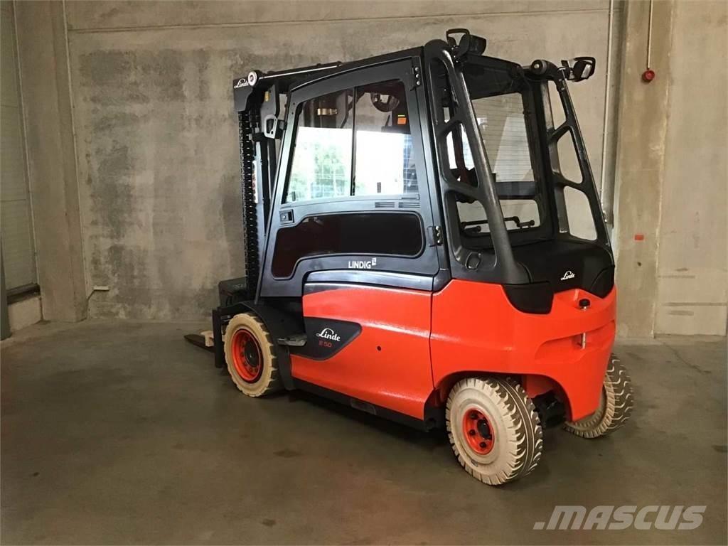 Linde E50HL Електрически вилични кари-повдигачи