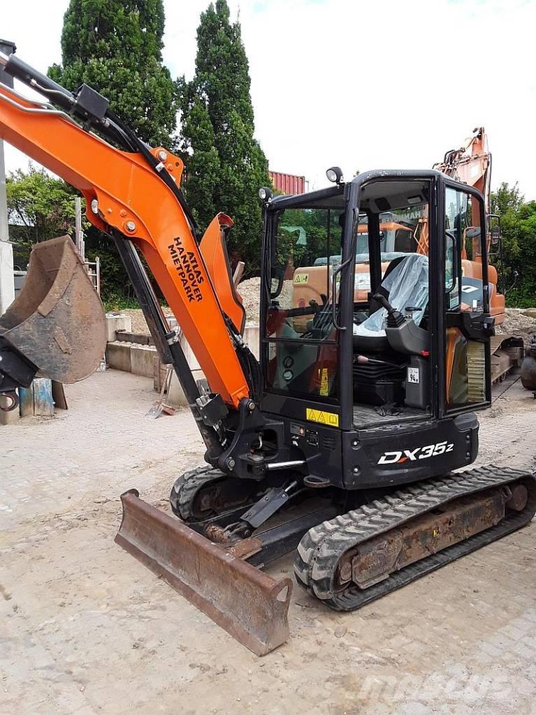 Doosan DX 35 Z Мини екскаватори < 7 т