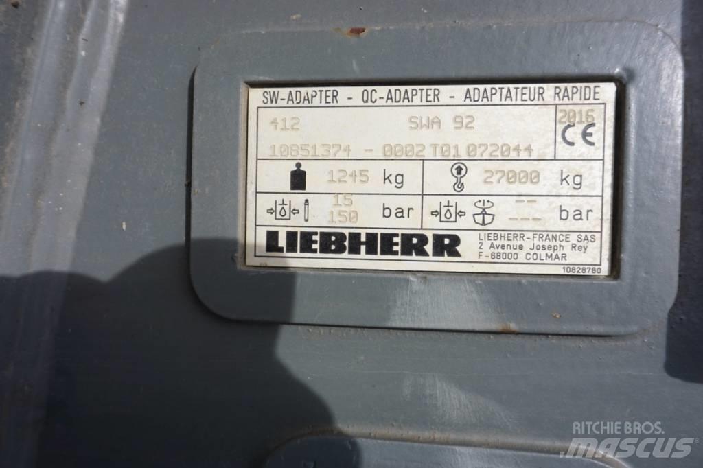 Liebherr SW 92 Бързи съединители