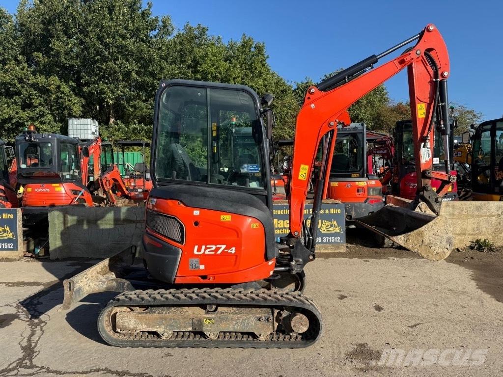 Kubota U 27-4 Мини екскаватори < 7 т