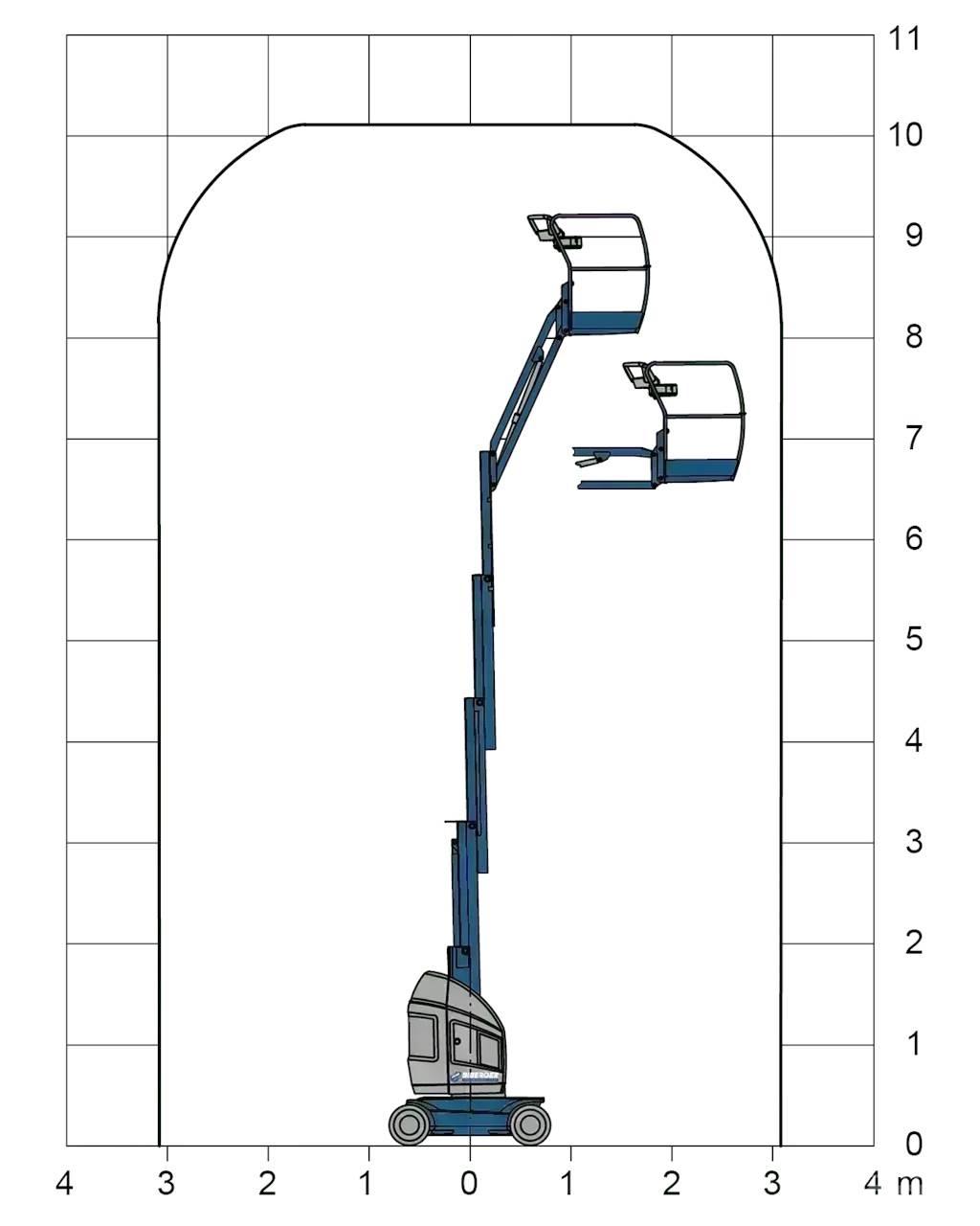 JLG Toucan 10E-L Съчленени стрелови подемници