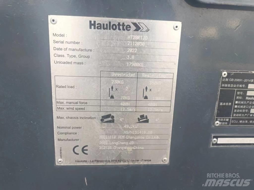 Haulotte HT28RTJO Телескопични повдигачи
