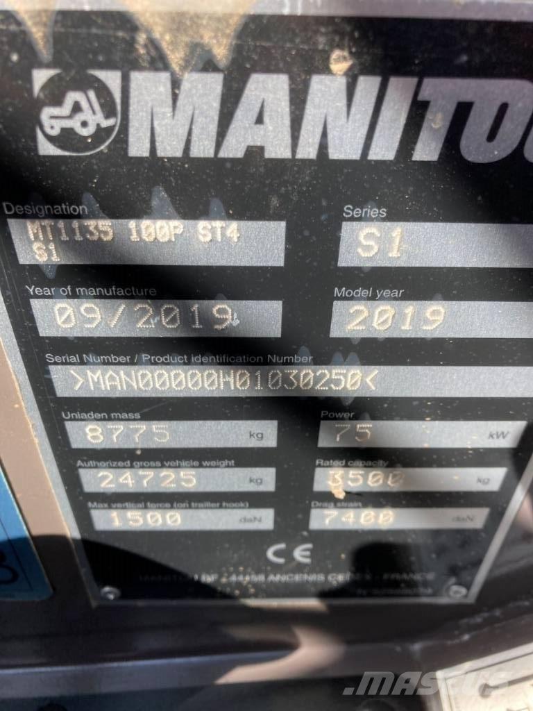 Manitou MT 1135 Телескопични товарачи