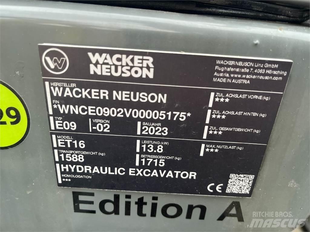 Wacker ET 16 Мини екскаватори < 7 т