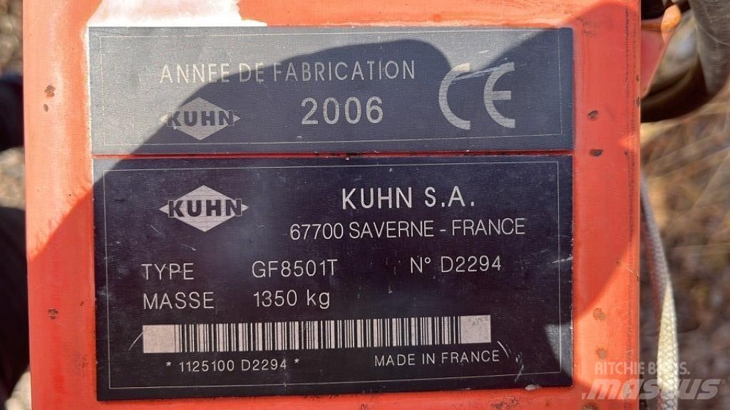 Kuhn GF 8501 T Гребла и сенообръщачки