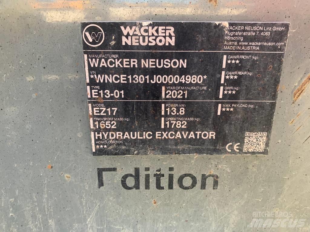 Wacker Neuson EZ 17 Мини екскаватори < 7 т
