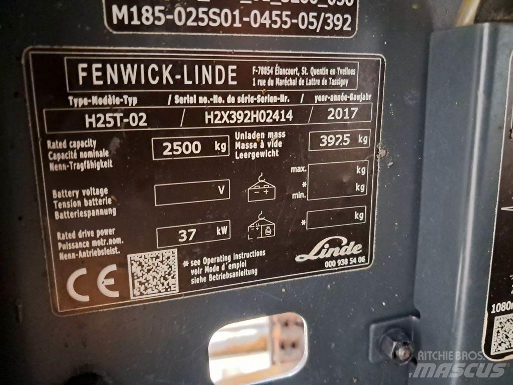 Linde H25T-02 Камиони с АГУ