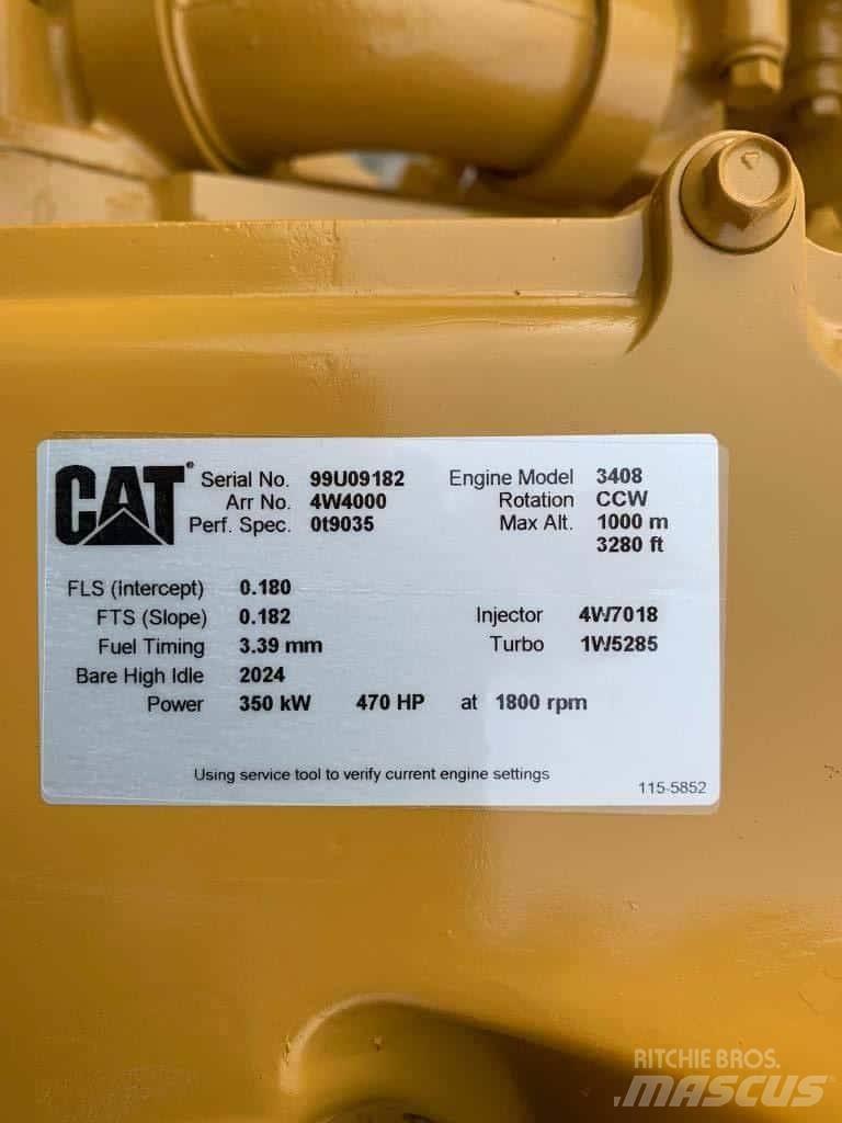 CAT 3408 DITA Морски силови агрегати