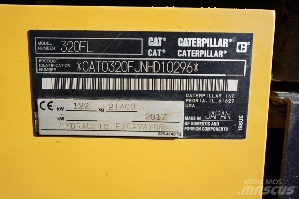 CAT 320 FL Верижен екскаватор