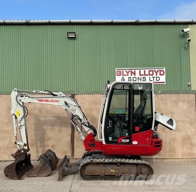 Takeuchi TB 230 Мини екскаватори < 7 т