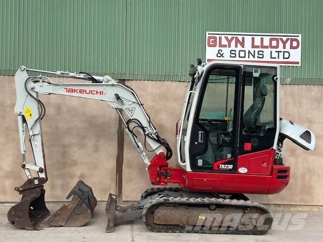 Takeuchi TB 230 Мини екскаватори < 7 т