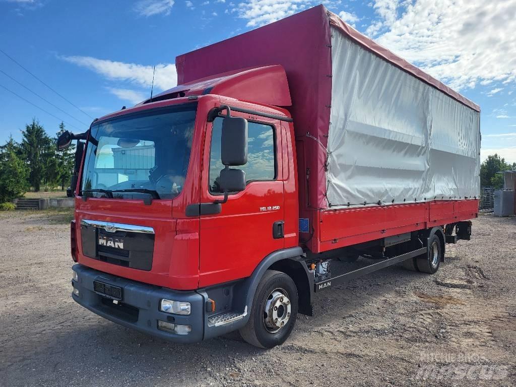 MAN 12.250 TGL Брезентови камиони
