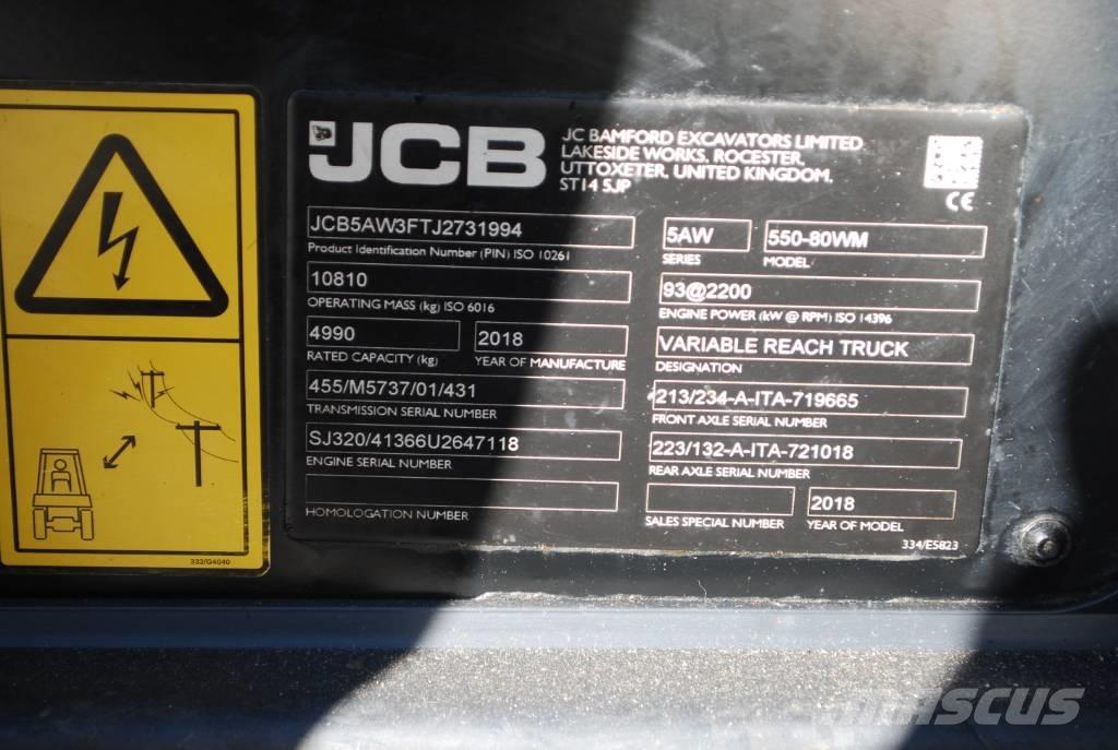 JCB 550-80 Телескопични товарачи