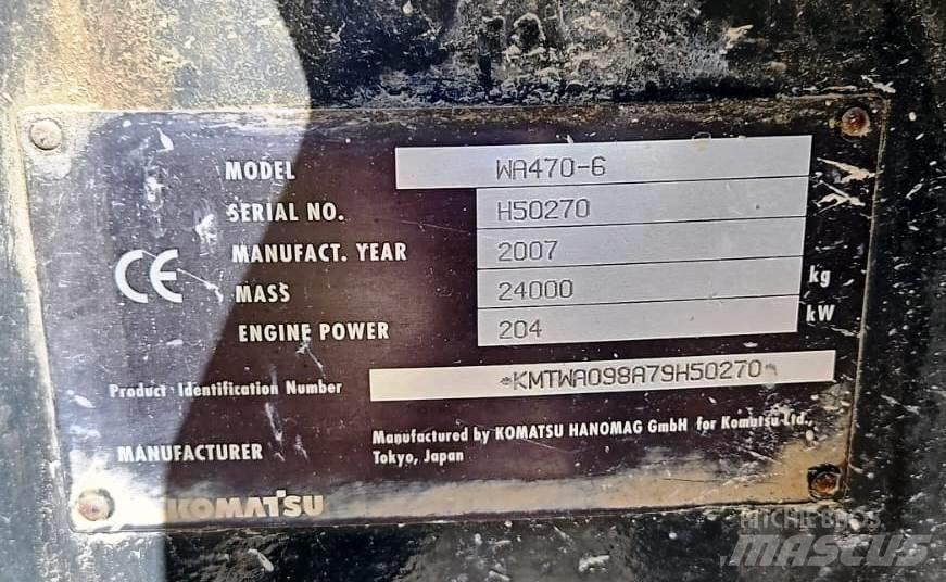 Komatsu WA 470-6 Колесни товарачи