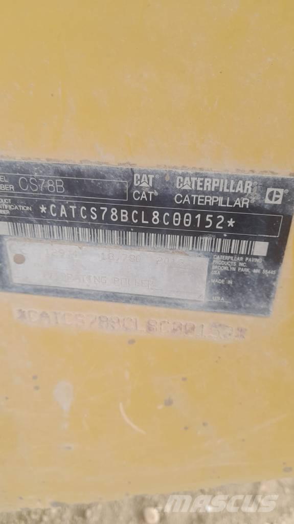 CAT CS 78 B Еднобарабанни ролки
