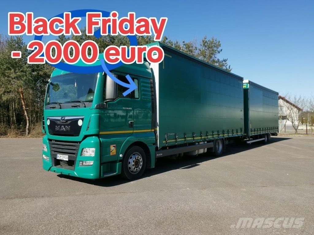 MAN TGX 18.420 Брезентови камиони
