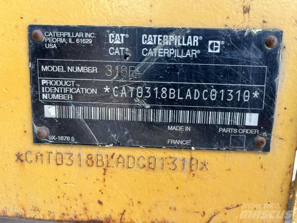 CAT 318 B L Верижен екскаватор