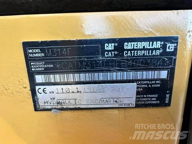 CAT M 314 F Колесни екскаватори