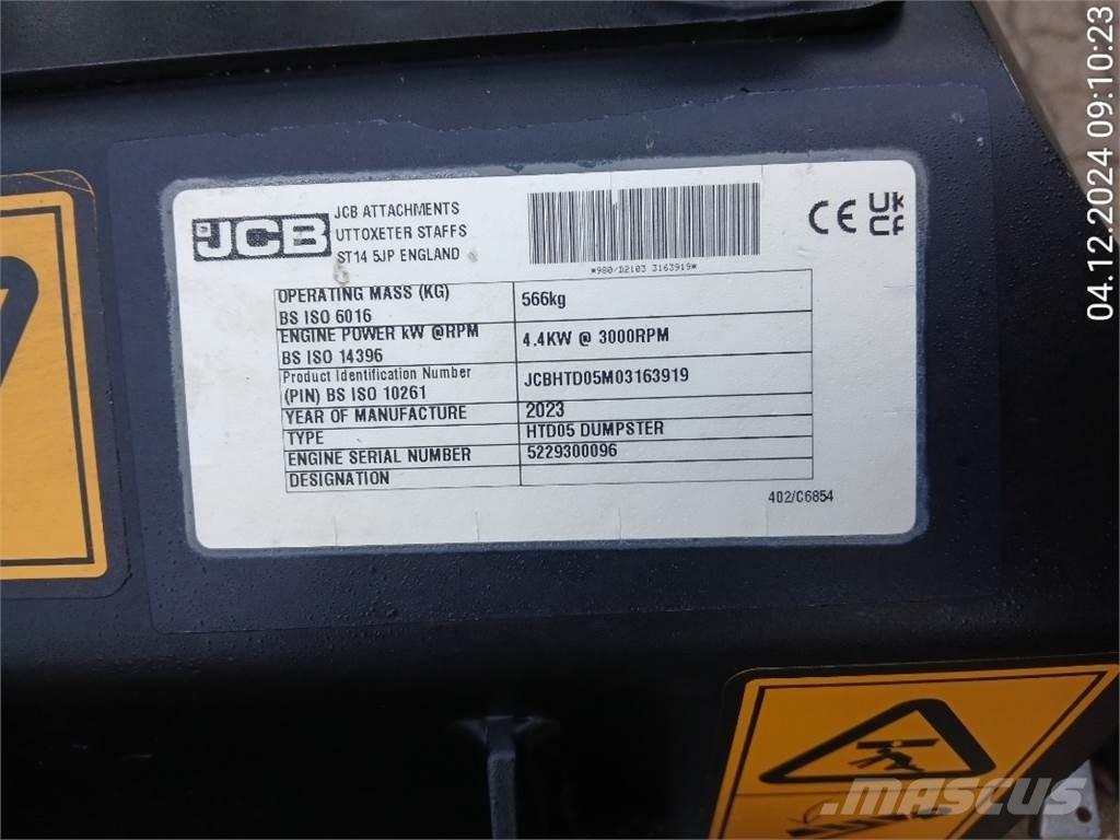 JCB HTD5 mit Tritt Странични самосвали