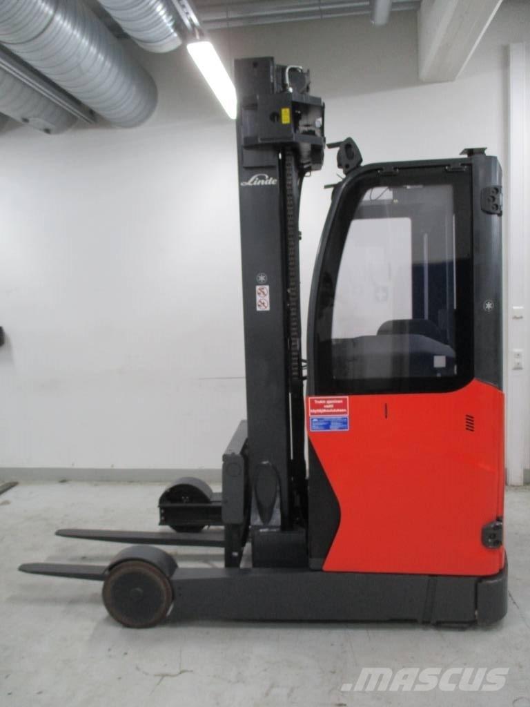 Linde R20 Ретрак/ Високоповдигач с изместване на вилката напред