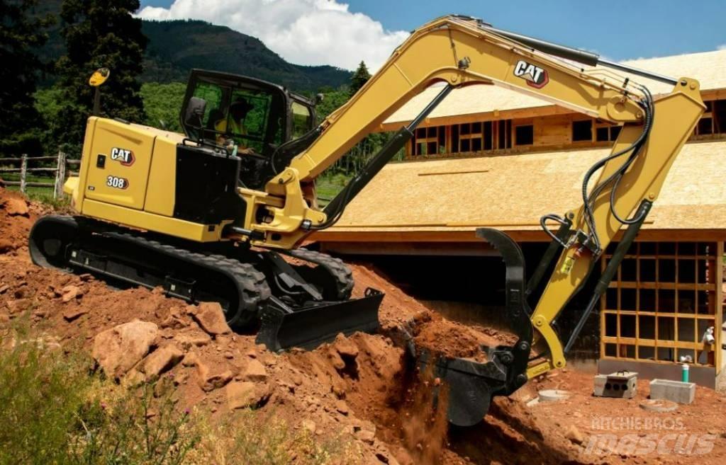 CAT 308 E CR UTHYRES Средни екскаватори 7т - 12т