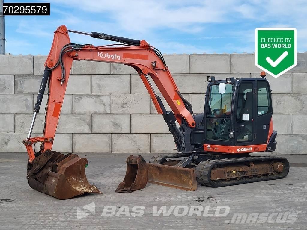 Kubota KX080-4a Мини екскаватори < 7 т