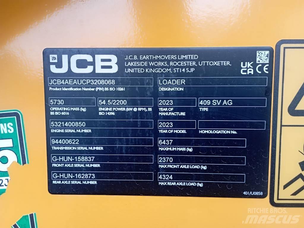 JCB 409 Колесни товарачи