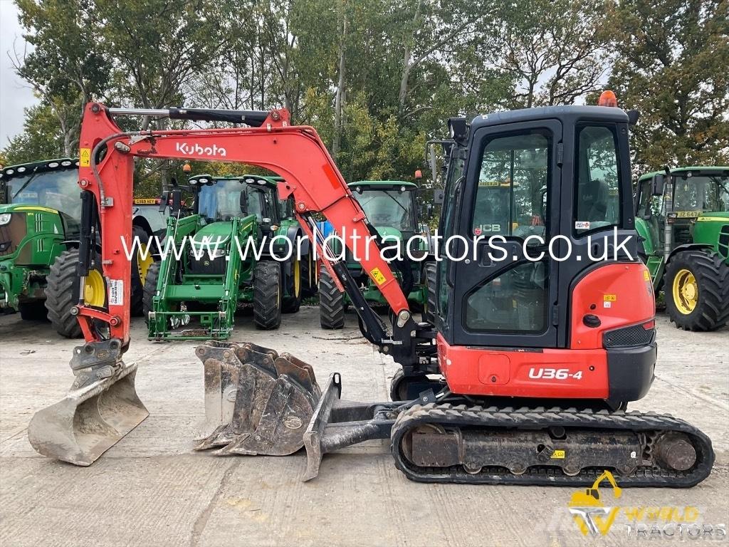 Kubota U 36-4 Мини екскаватори < 7 т