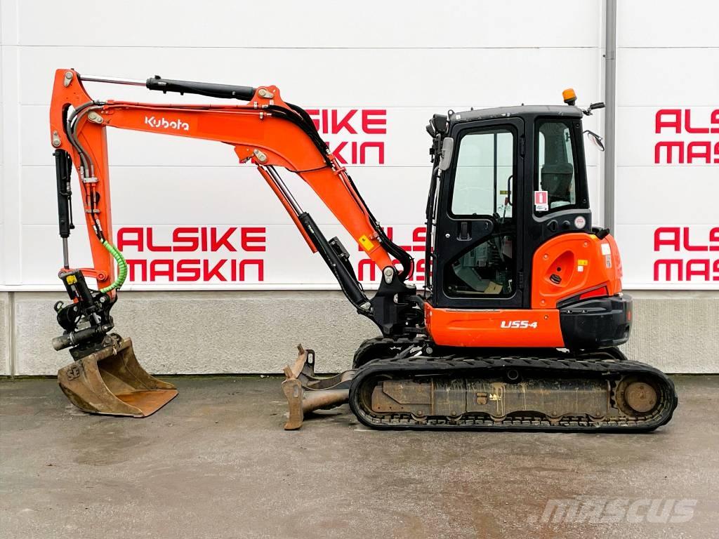 Kubota U 55-4 Мини екскаватори < 7 т