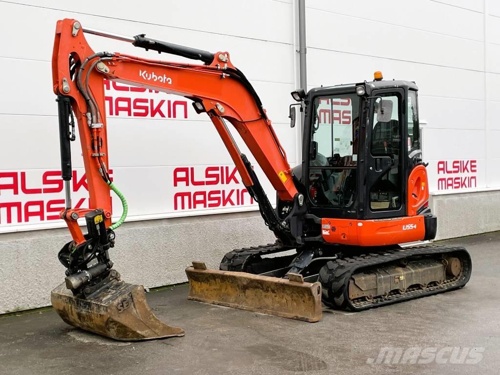 Kubota U 55-4 Мини екскаватори < 7 т