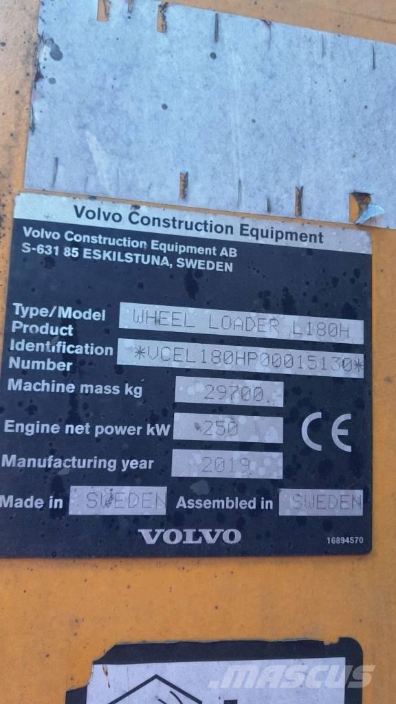 Volvo L 180 H Колесни товарачи