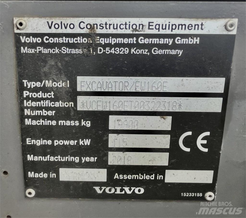 Volvo EW 160 E Колесни екскаватори