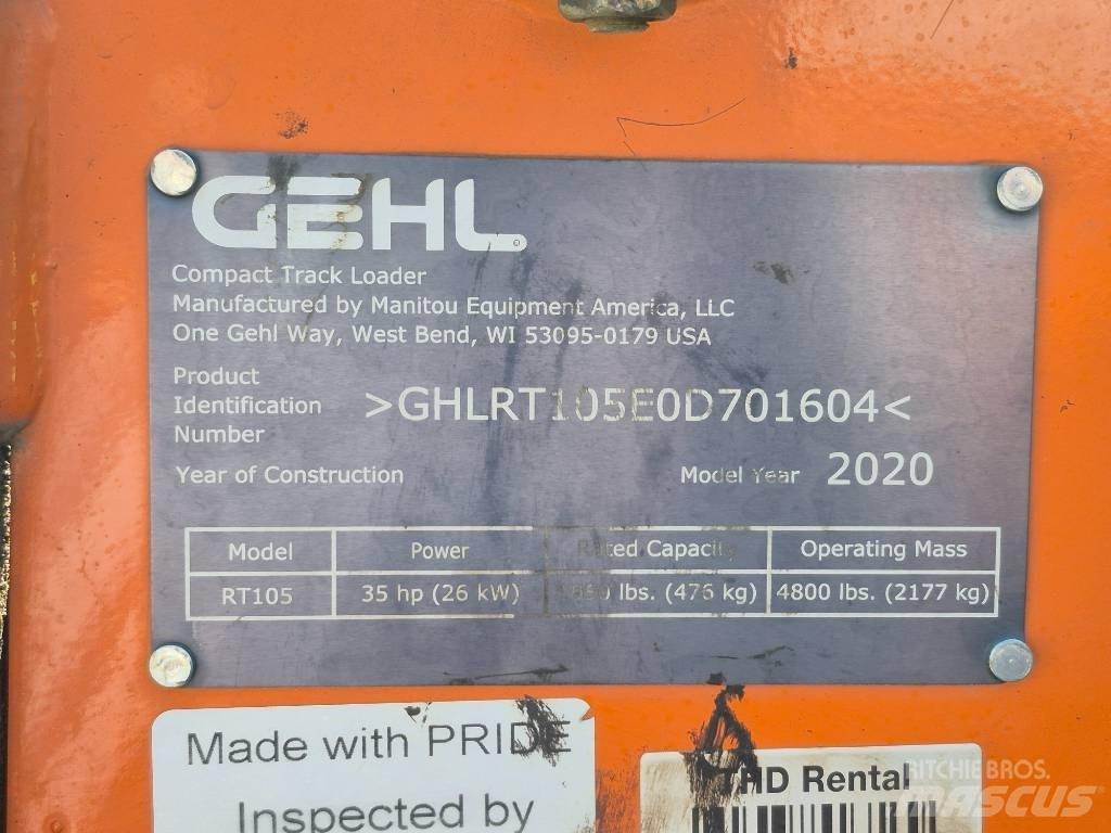 Gehl RT 105 Мини товарачи
