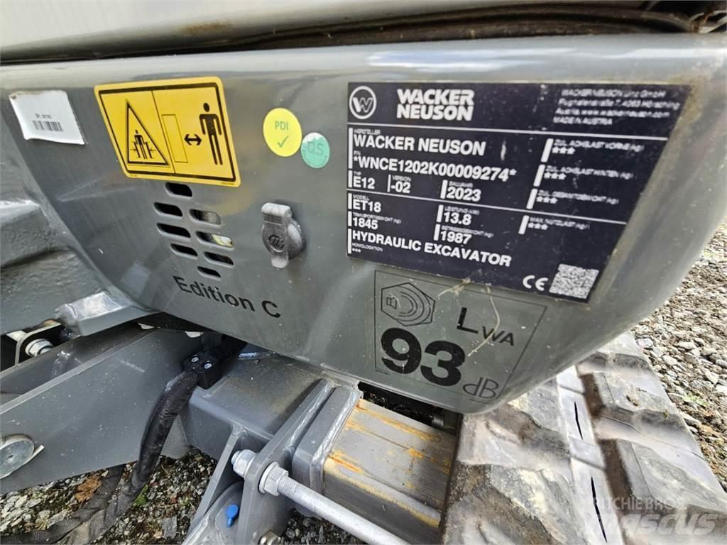 Wacker ET 18 Мини екскаватори < 7 т