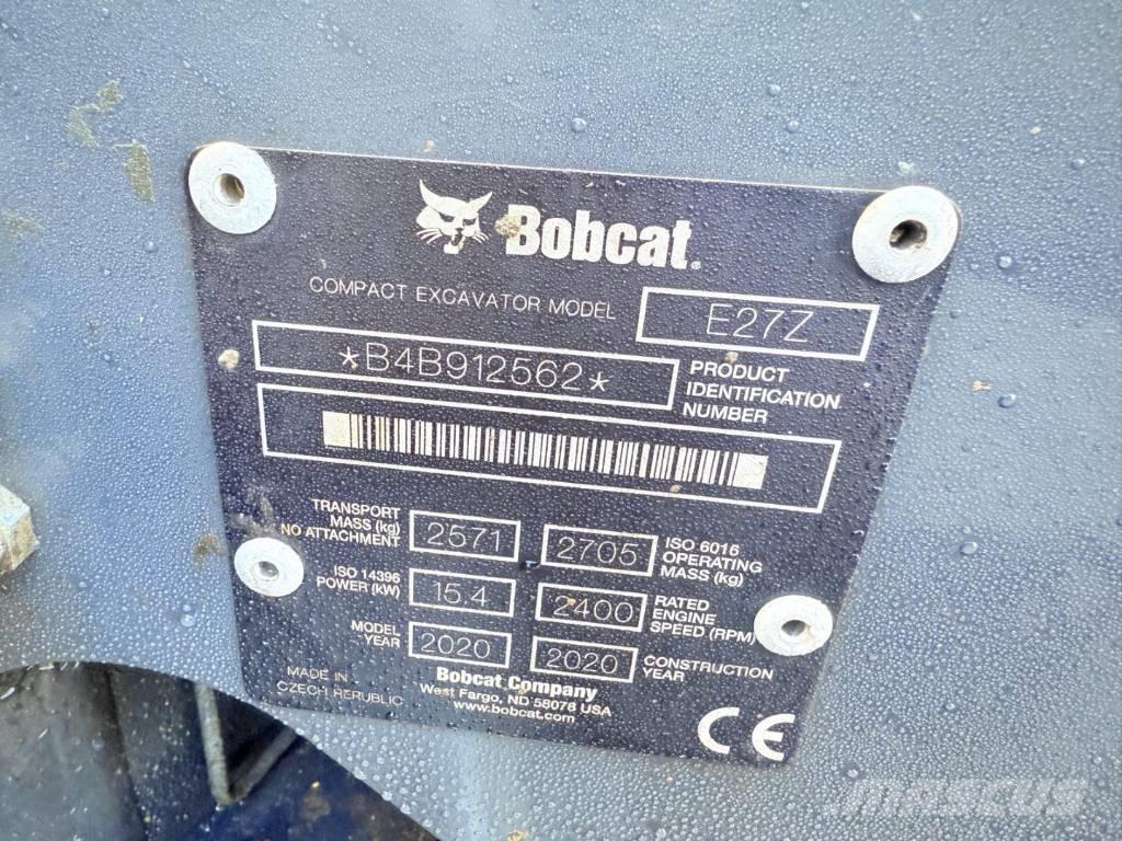 Bobcat E 27z Мини екскаватори < 7 т