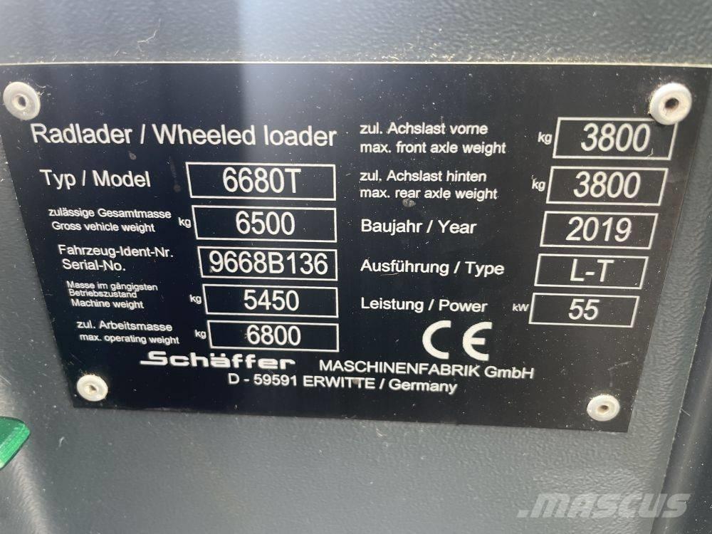 Schäffer 6680T Телескопични товарачи за селското стопанство