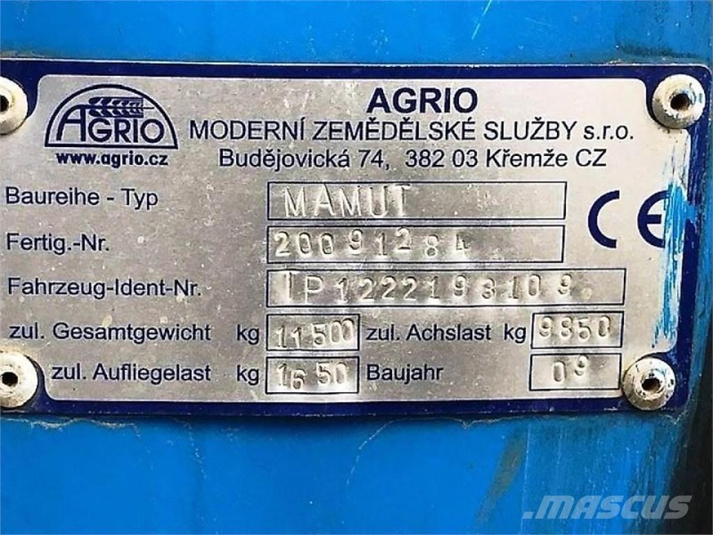 Agrio MAMUT 6036 Прикачни пръскачки

