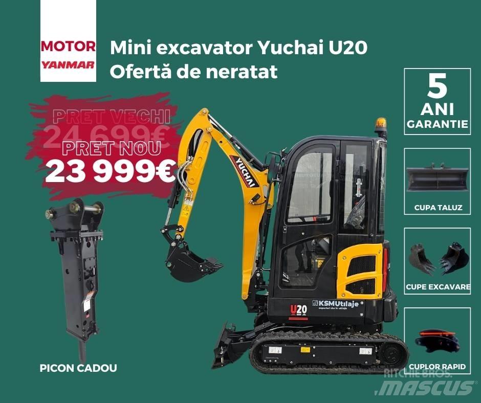Yuchai U20 Мини екскаватори < 7 т