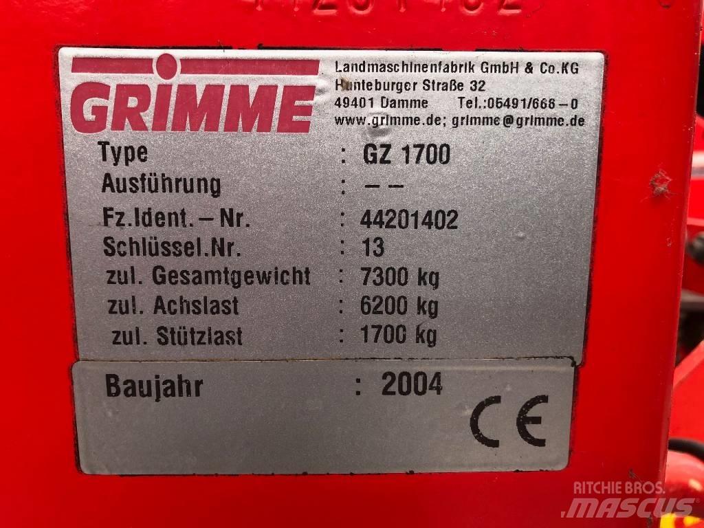 Grimme GZ 1700 Комбайни за картофи и копачи