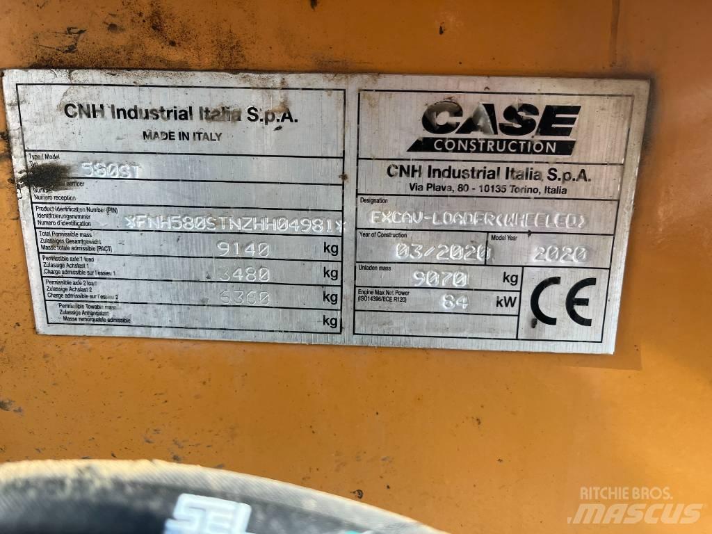 CASE 580 ST Товарач със заден ексватор