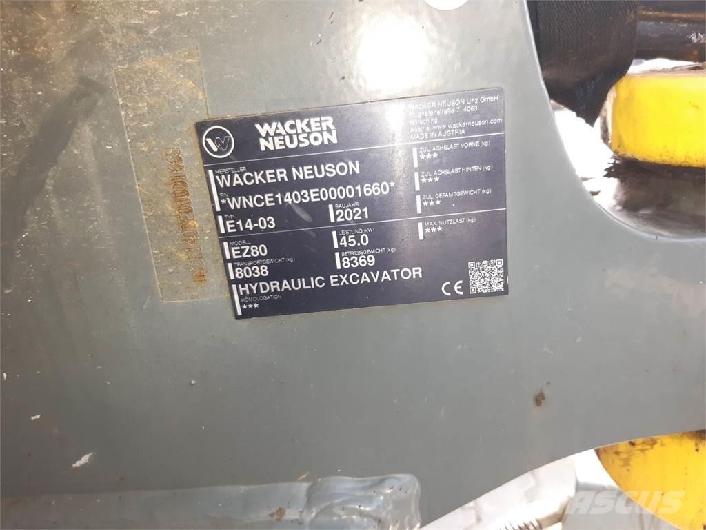 Wacker Neuson EZ80 Верижен екскаватор