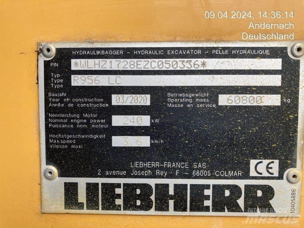 Liebherr R956 LC Верижен екскаватор