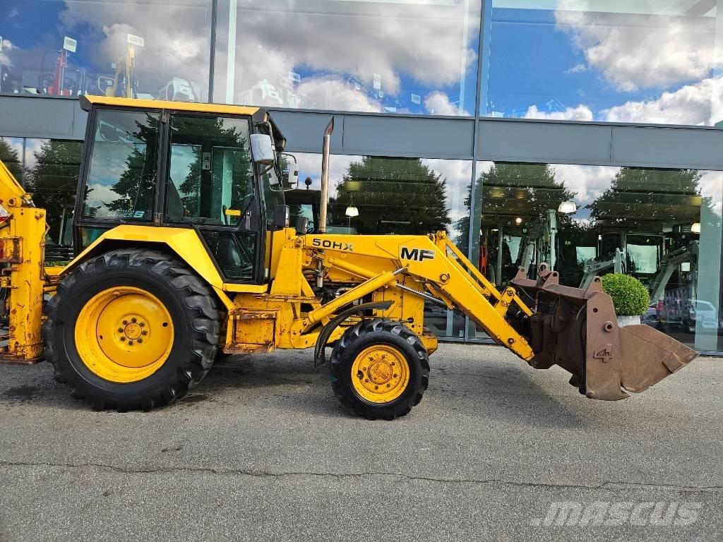 Massey Ferguson 50hx Товарач със заден ексватор